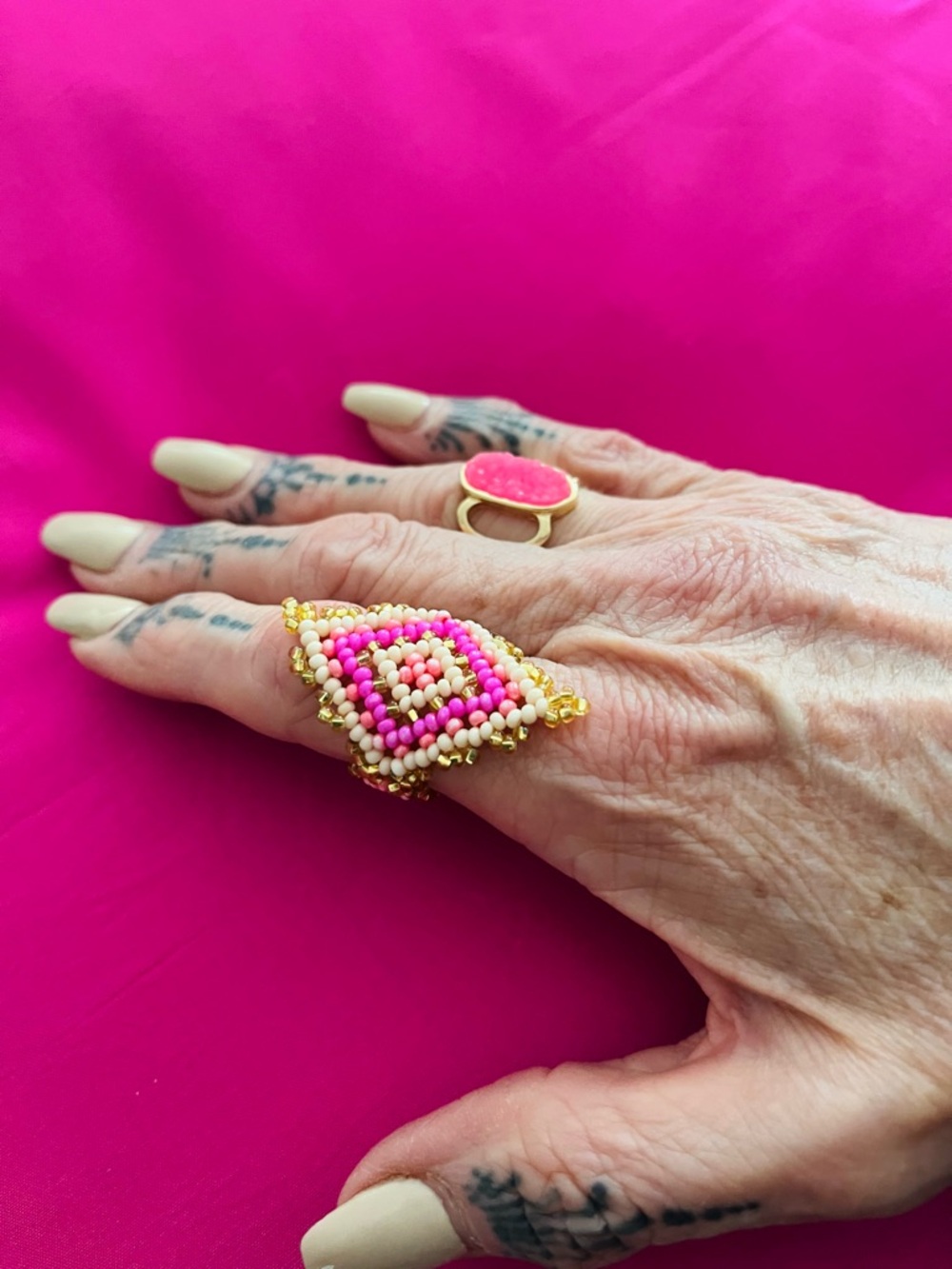 Two boho rings - Picture 4 of 5